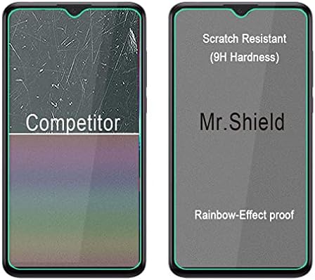 Mr.Shield [3-Pack] מיועד למגן מסך T-Mobile / T-Mobile [זכוכית מזג] [זכוכית יפן עם קשיחות 9 שעות]